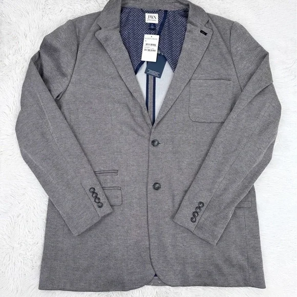 JWN Grey Opal Oxford Sport Coat Size XL